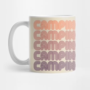 Camping Camper Gift Holiday Vacation Retro Mug